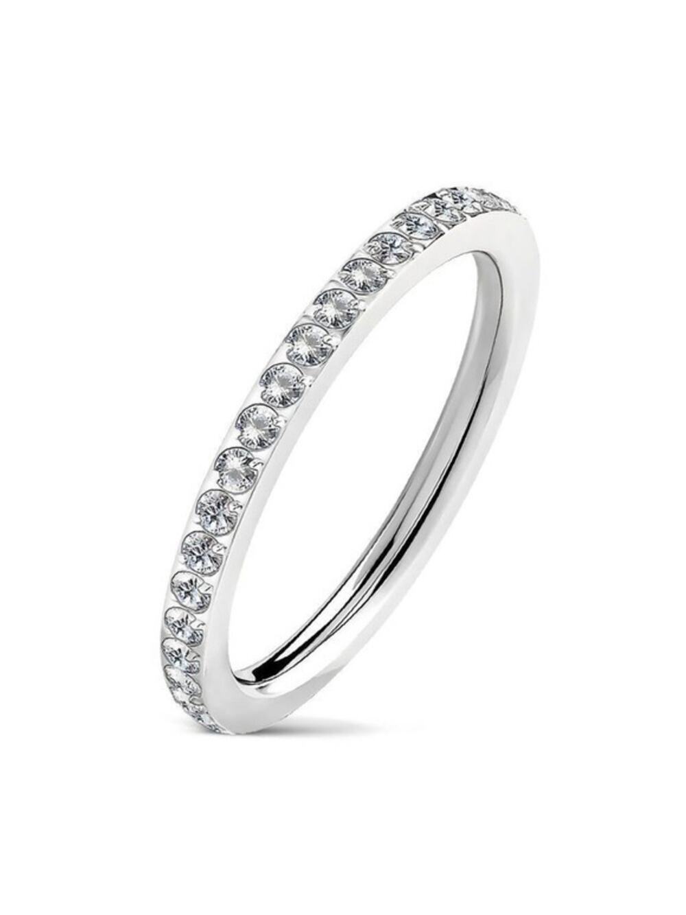 New stainless steel eternity ring size‎ 5